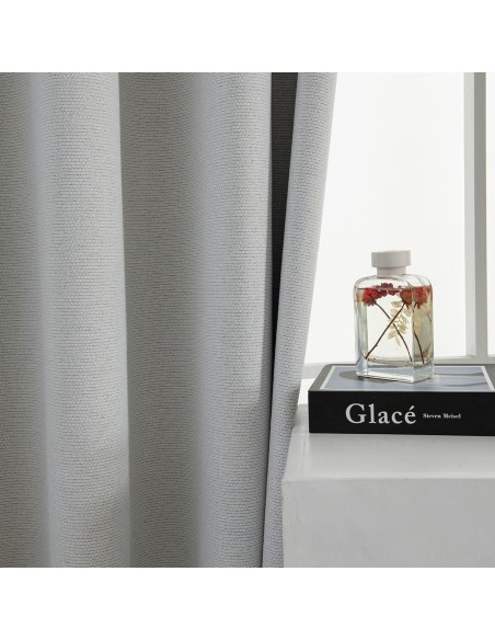 Beauty Home Κουρτίνα Full Blackout σκίασης με 8 κρίκους Elite Art 8392 Ice-No1 140x270 Πάγου