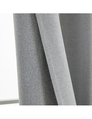 Beauty Home Κουρτίνα Full Blackout σκίασης με 8 κρίκους Elite Art 8392 Silver-Νο4 140x270 Γκρι