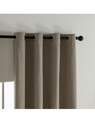 Beauty Home Κουρτίνα Full Blackout σκίασης με 8 κρίκους Elite Art 8392 Beige-Νο5 140x270 Μπεζ