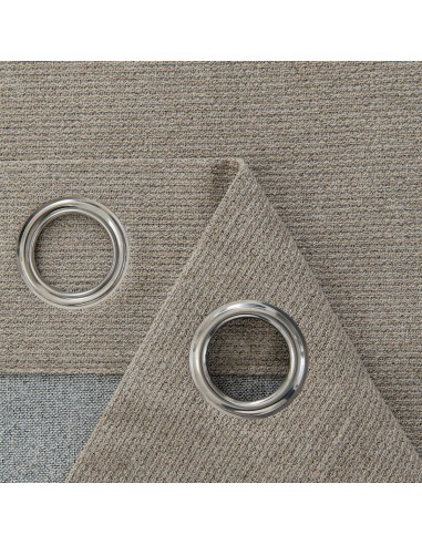 Beauty Home Κουρτίνα Full Blackout σκίασης με 8 κρίκους Elite Art 8392 Beige-Νο5 140x270 Μπεζ