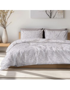 Beauty Home Σετ παπλωματοθήκη υπέρδιπλη Odet Art 12250 220x250 Μπεζ