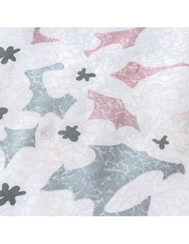 Beauty Home Σετ σεντόνια υπέρδιπλα με λάστιχο Ninet Art 12252 170x200+30 Γκρι,Ροζ