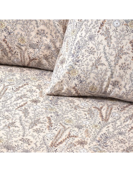 Beauty Home Σετ σεντόνια υπέρδιπλα με λάστιχο Sienna Art 12254 170x200+30 Μπεζ