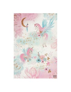 Beauty Home Χαλί παιδικό Fun Art 9588 135x180 Ροζ