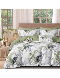 Beauty Home Σετ παπλωματοθήκη υπέρδιπλη Art 12277 Adelina 230x250 Λαδί