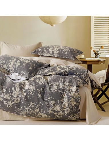 Beauty Home Σετ σεντόνια υπέρδιπλα με λάστιχο Art 12284 Avgi 165x200+30 Ανθρακί