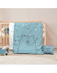 Beauty Home Σετ σεντόνια βρεφικά Bear Art 5185 120x160 Εμπριμέ