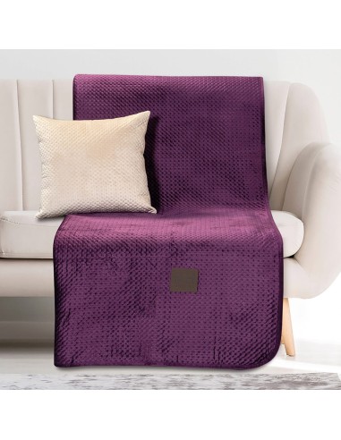 Beauty Home Ριχτάρι Velvety σετ 2τμχ Art 8411 (180x250+180x300) Μωβ