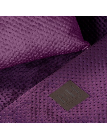 Beauty Home Ριχτάρι Velvety σετ 2τμχ Art 8411 (180x250+180x300) Μωβ