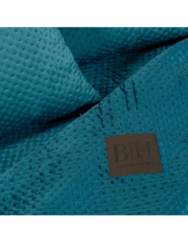 Beauty Home Ριχτάρι Velvety σετ 2τμχ Art 8413 (180x250+180x300) Πετρόλ