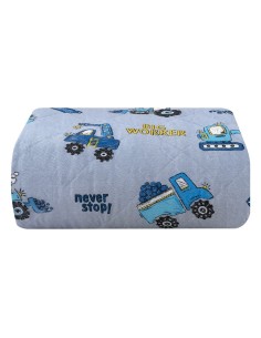 Beauty Home Kουβερλί μονό Tracker Art 6217 160x240 Γκρι 2