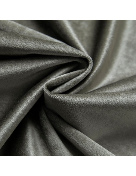 Beauty Home Κουρτίνα βελούδο σκίασης με 8 μεταλλικούς κρίκους Art 8399 140x270 Βιζόν