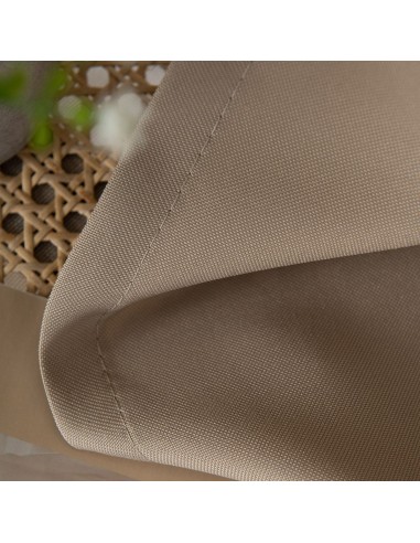 Beauty Home Κουρτίνα μεσαίας σκίασης με 8 μεταλλικούς κρίκους Effect Art 8443 140x270 Μπεζ