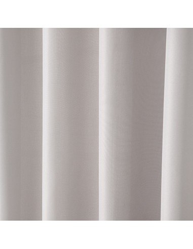 Beauty Home Κουρτίνα μεσαίας σκίασης με 8 μεταλλικούς κρίκους Effect Art 8443 140x270 Ασημί