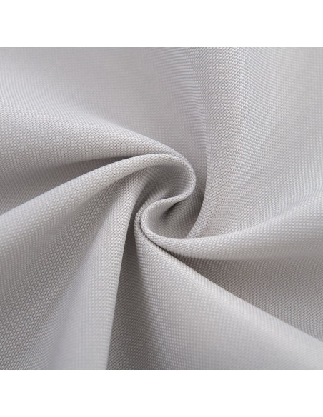 Beauty Home Κουρτίνα μεσαίας σκίασης με 8 μεταλλικούς κρίκους Effect Art 8443 140x270 Ασημί