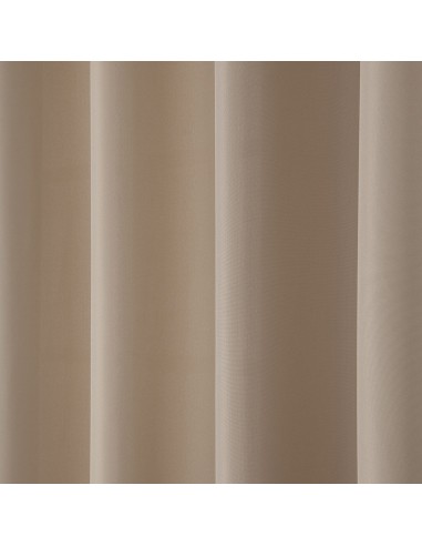 Beauty Home Κουρτίνα μεσαίας σκίασης με 8 μεταλλικούς κρίκους Effect Art 8443 140x270 Άμμου