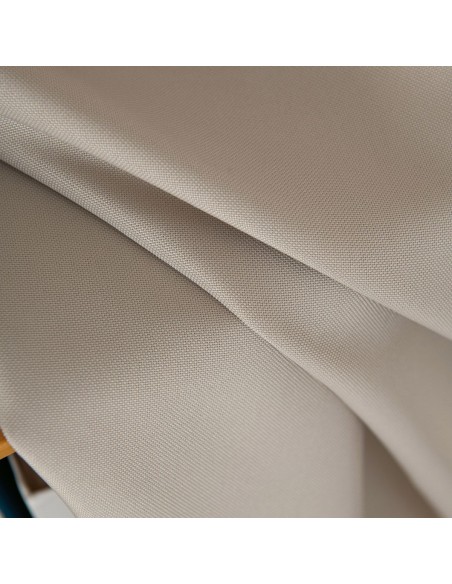 Beauty Home Κουρτίνα μεσαίας σκίασης με 8 μεταλλικούς κρίκους Effect Art 8443 140x270 Άμμου