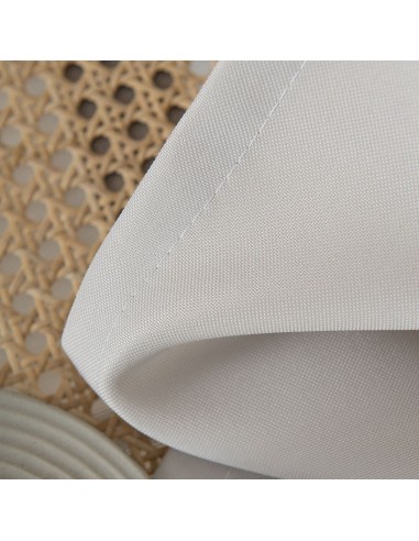 Beauty Home Κουρτίνα μεσαίας σκίασης με 8 μεταλλικούς κρίκους Effect Art 8443 140x270 Εκρού