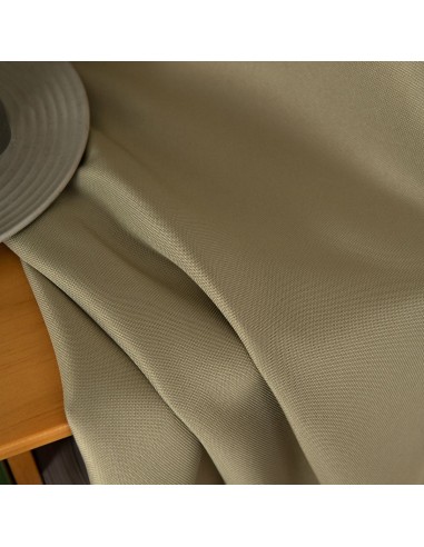 Beauty Home Κουρτίνα μεσαίας σκίασης με 8 μεταλλικούς κρίκους Effect Art 8443 140x270 Λαδί