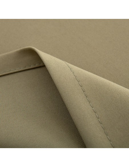 Beauty Home Κουρτίνα μεσαίας σκίασης με 8 μεταλλικούς κρίκους Effect Art 8443 140x270 Λαδί