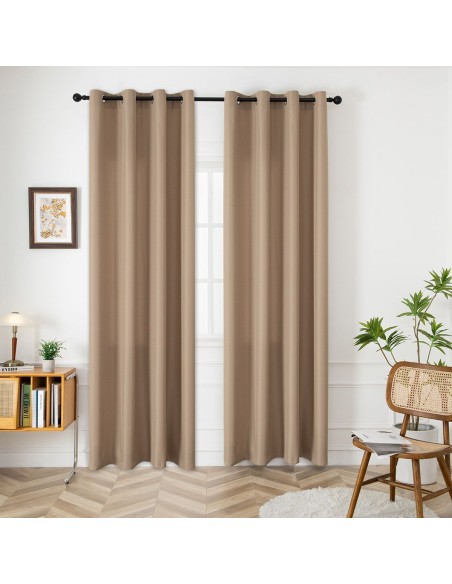 Beauty Home Ύφασμα κουρτίνας με το μέτρο μεσαίας σκίασης Effect Art 8443 Φ320 Μπεζ