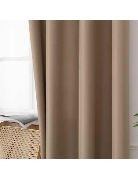 Beauty Home Ύφασμα κουρτίνας με το μέτρο μεσαίας σκίασης Effect Art 8443 Φ320 Μπεζ