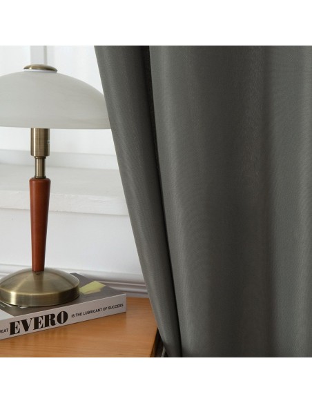 Beauty Home Ύφασμα κουρτίνας με το μέτρο μεσαίας σκίασης Effect Art 8443 Φ320 Ανθρακί