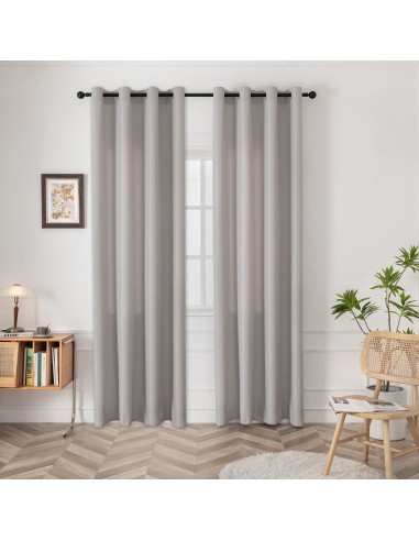 Beauty Home Ύφασμα κουρτίνας με το μέτρο μεσαίας σκίασης Effect Art 8443 Φ320 Ασημί