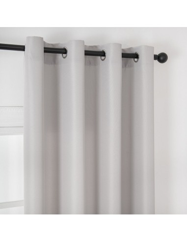 Beauty Home Ύφασμα κουρτίνας με το μέτρο μεσαίας σκίασης Effect Art 8443 Φ320 Ασημί