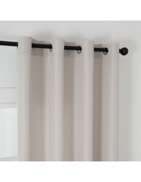 Beauty Home Ύφασμα κουρτίνας με το μέτρο μεσαίας σκίασης Effect Art 8443 Φ320 Εκρού