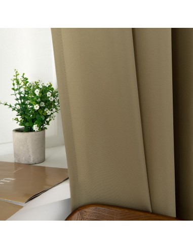 Beauty Home Ύφασμα κουρτίνας με το μέτρο μεσαίας σκίασης Effect Art 8443 Φ320 Λαδί