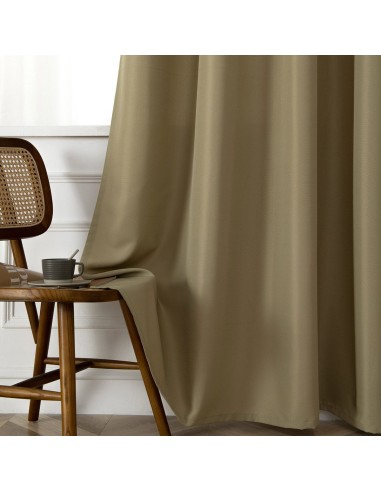 Beauty Home Ύφασμα κουρτίνας με το μέτρο μεσαίας σκίασης Effect Art 8443 Φ320 Λαδί