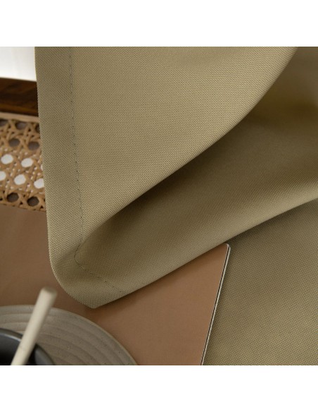 Beauty Home Ύφασμα κουρτίνας με το μέτρο μεσαίας σκίασης Effect Art 8443 Φ320 Λαδί