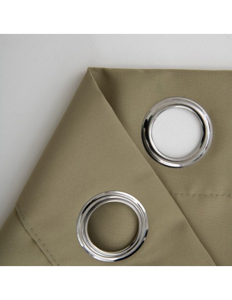 Beauty Home Ύφασμα κουρτίνας με το μέτρο μεσαίας σκίασης Effect Art 8443 Φ320 Λαδί