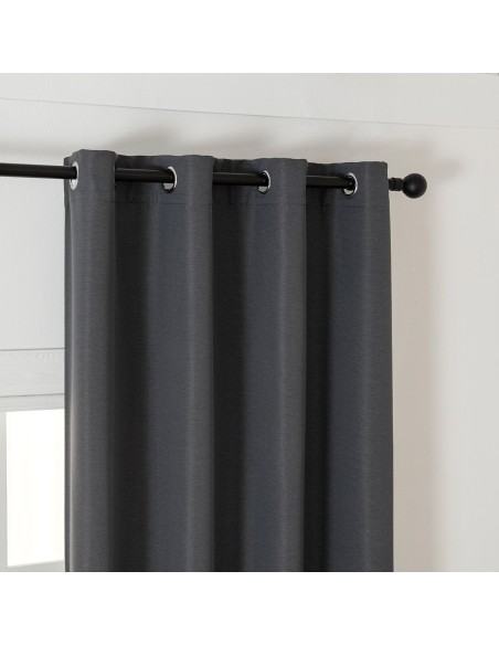 Beauty Home Ύφασμα κουρτίνας με το μέτρο Blackout jacquard σκίασης Glare Art 8444 Φ280 Ανθαρκί