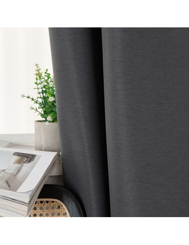 Beauty Home Ύφασμα κουρτίνας με το μέτρο Blackout jacquard σκίασης Glare Art 8444 Φ280 Ανθαρκί