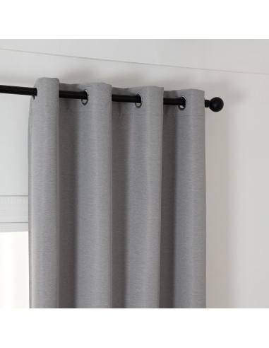 Beauty Home Ύφασμα κουρτίνας με το μέτρο Blackout jacquard σκίασης Glare Art 8444 Φ280 Γκρι