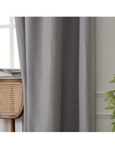 Beauty Home Ύφασμα κουρτίνας με το μέτρο Blackout jacquard σκίασης Glare Art 8444 Φ280 Γκρι