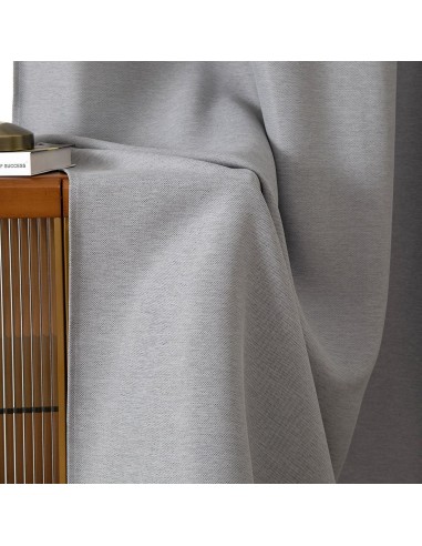 Beauty Home Ύφασμα κουρτίνας με το μέτρο Blackout jacquard σκίασης Glare Art 8444 Φ280 Γκρι