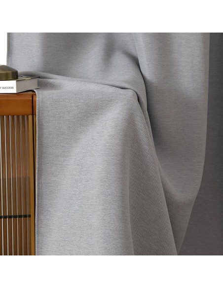 Beauty Home Ύφασμα κουρτίνας με το μέτρο Blackout jacquard σκίασης Glare Art 8444 Φ280 Γκρι