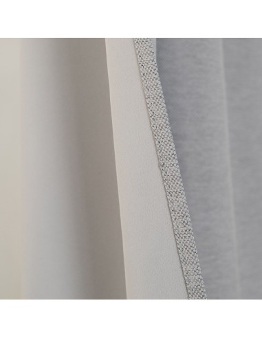 Beauty Home Ύφασμα κουρτίνας με το μέτρο Blackout jacquard σκίασης Glare Art 8444 Φ280 Γκρι