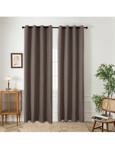 Beauty Home Ύφασμα κουρτίνας με το μέτρο Blackout jacquard σκίασης Glare Art 8444 Φ280 Μόκα