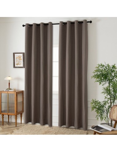 Beauty Home Ύφασμα κουρτίνας με το μέτρο Blackout jacquard σκίασης Glare Art 8444 Φ280 Μόκα