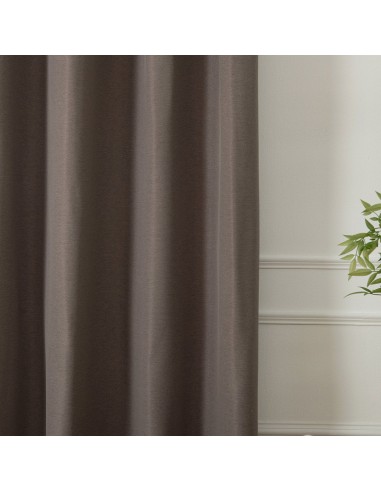 Beauty Home Ύφασμα κουρτίνας με το μέτρο Blackout jacquard σκίασης Glare Art 8444 Φ280 Μόκα