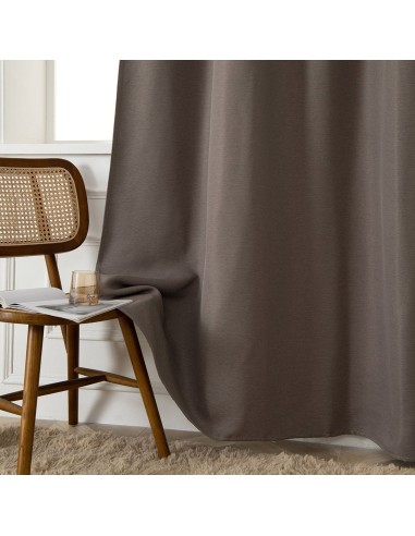 Beauty Home Ύφασμα κουρτίνας με το μέτρο Blackout jacquard σκίασης Glare Art 8444 Φ280 Μόκα