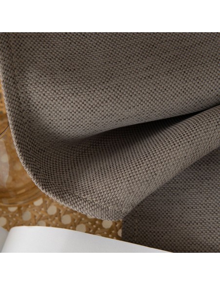 Beauty Home Ύφασμα κουρτίνας με το μέτρο Blackout jacquard σκίασης Glare Art 8444 Φ280 Μόκα