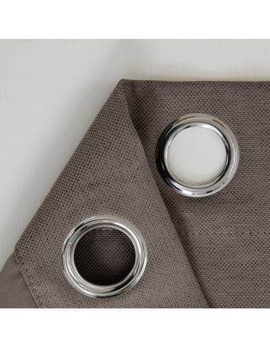 Beauty Home Ύφασμα κουρτίνας με το μέτρο Blackout jacquard σκίασης Glare Art 8444 Φ280 Μόκα