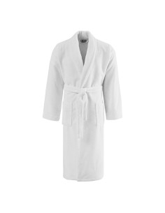 Beauty Home Μπουρνούζι Assist βελουτέ με γιακά Art Ε3054 55%Cot-45%Pol 300gsm Λευκό