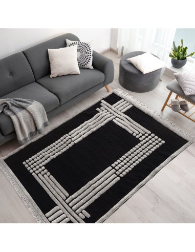 Beauty Home Χαλί Noir Art 9437 133x190 Black Μαύρο