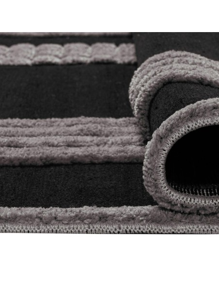 Beauty Home Χαλί Noir Art 9437 165x230 Black Μαύρο